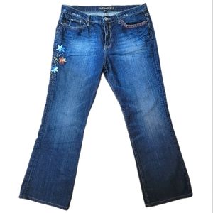 Lucky Brand Legend Embroidered Jeans